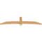 Ekena Millwork Bellingham Timber Gable Bracket, Western Red Cedar, 96"W x 24"H x 3 1/2"D x 5 1/2"F, 6/12 Pitch GBW096X24X0406BEL00SWR - alternate 4
